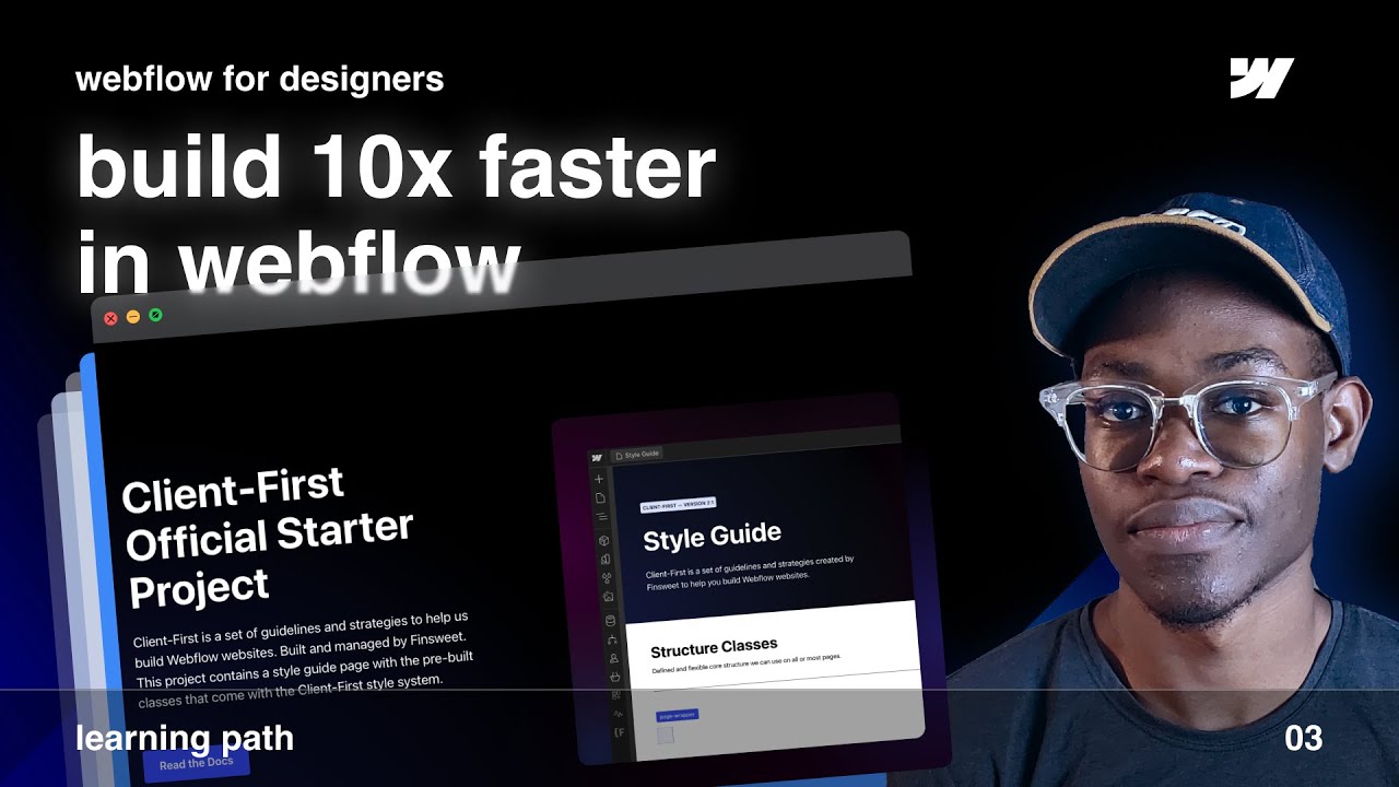 Style Guide Setup In Webflow Webflow For Designers Youtube