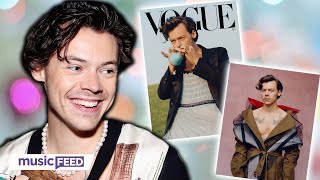 Harry Styles Is Very PROUD Of Controversial Vogue Cover Shoot