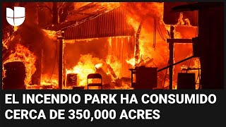 Más de 1,600 bomberos combaten el voraz incendio Park: extienden las órdenes de evacuación