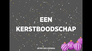 Kerst Boodschap