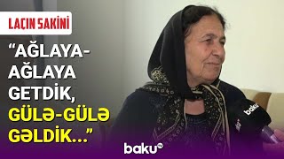 Qonaqlarını Laçındakı evlərində qarşılayan laçınlılar