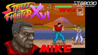 【X68030 / 実機】SFXVI / ストリートファイターXVI・MIKE ( ストリートファイター版 ) でプレイ 1