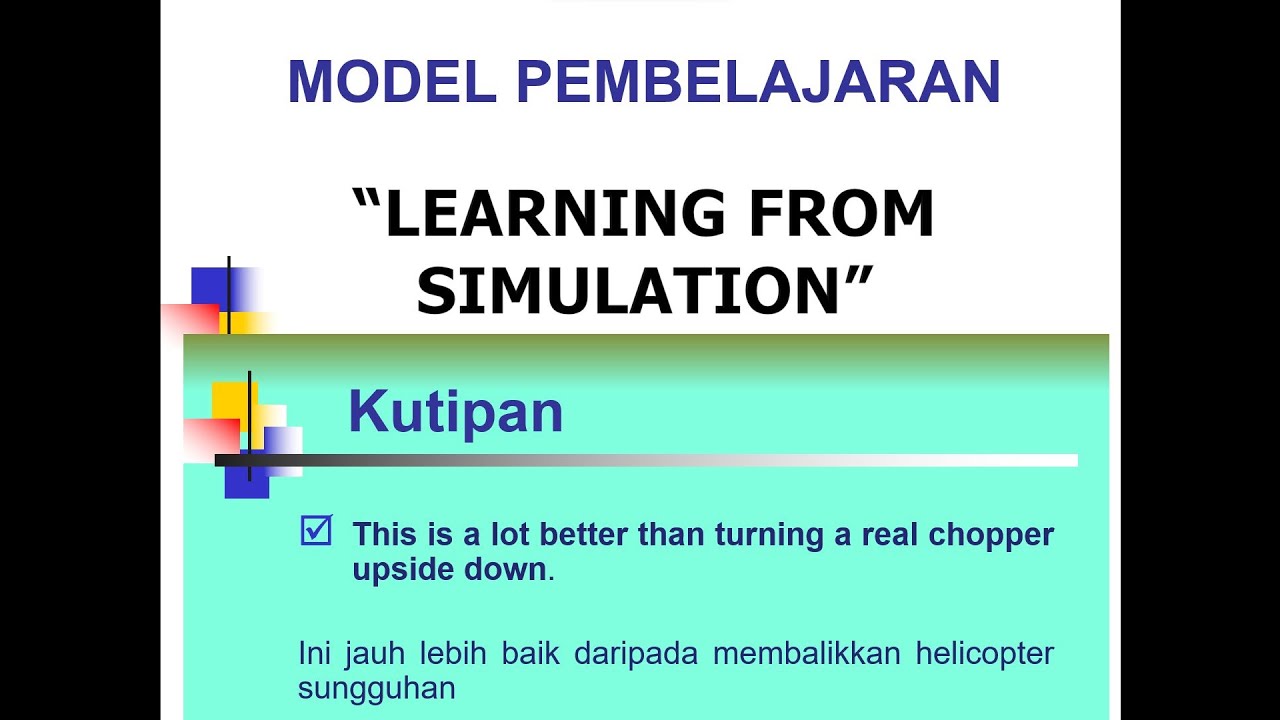 Learning From Simulation // Model Pembelajaran Simulasi - YouTube