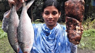 Traditional Village Food Recipe | Jora Ilish and Big Potato Curry Cooking By Street Village Food