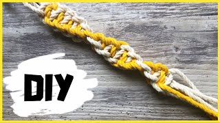 Macrame Tutorial: Double Alternating Spiral Knot