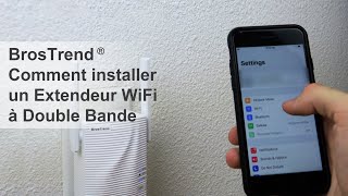 Installation de l'extenseur WiFi, prolongez facilement le WiFi de votre domicile avec BrosTrend