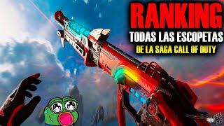 RANKEANDO TODAS las ESCOPETAS de la SAGA CALL OF DUTY de PEOR a MEJOR