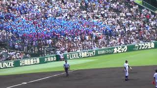 下関国際の応援 三本松vs下関国際 2017年8月13日 阪神甲子園球場 第99回全国高校野球選手権大会 夏の高校野球