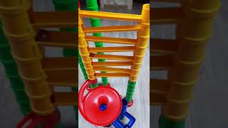 Marble Run ASMR Red Marbles