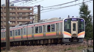 E129系B18編成　信越本線上り普通444M　新潟→長岡