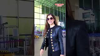 Sophie Choudry spotted leaving the airport