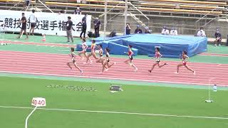 [4k]女子800m　予選5組　日本インカレ2022　2022年9月10日(土)