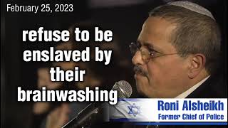 Roni Alsheikh, Former Chief of Police, Speech at the protests in Tel-Aviv. February 25, 2023 (#1)