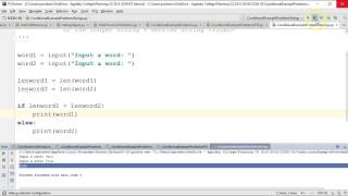 The Basics: Python 3 - Conditional Statements and Strings