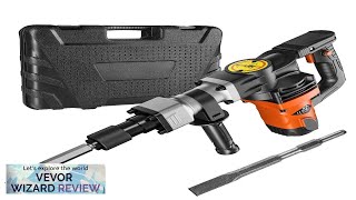 VEVOR Demolition Jack Hammer Concrete Breaker 1400W Electric Hammer 2 Chisel Bit Review