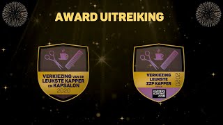 Award uitreiking verkiezing van de leukste kapper en kapsalon 2020