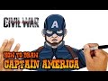 How to Draw Captain America | The Avengers