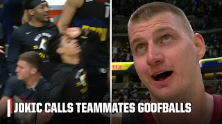 They're just goofballs - Nikola Jokic on teammates' reaction to his 40th PT in Game 5 | NBA on ESPN
