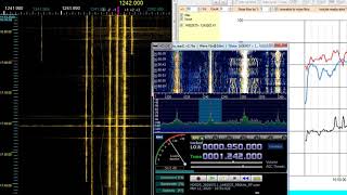 1242 kHz. CHN. tent Wuhan Radio and TV Station News Service. Qianjiang. 1-10 kW. 6894 km. 77°