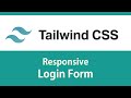 Tailwind Css Responsive Login Form