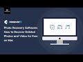 Photo Recovery Software: How to Recover Deleted Photos and Video for Free on Mac