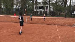 Tennisbal met 1 hand gooien en vangen, met stuiteren | Tennis