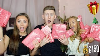 £150 PRESENT SWAP w/LITTLE SISTER & GIRLFRIEND!! (OPENING CHRISTMAS PRESENTS EARLY)