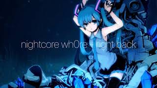 right back [nightcore whore mix] → khalid (feat. a boogie wit da hoodie)