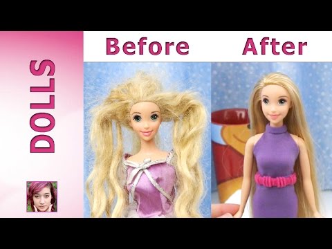 Rapunzel's Makeover - Hair Repair and New Dress Rapunzel's Makeover - Hair Repair and New Dress