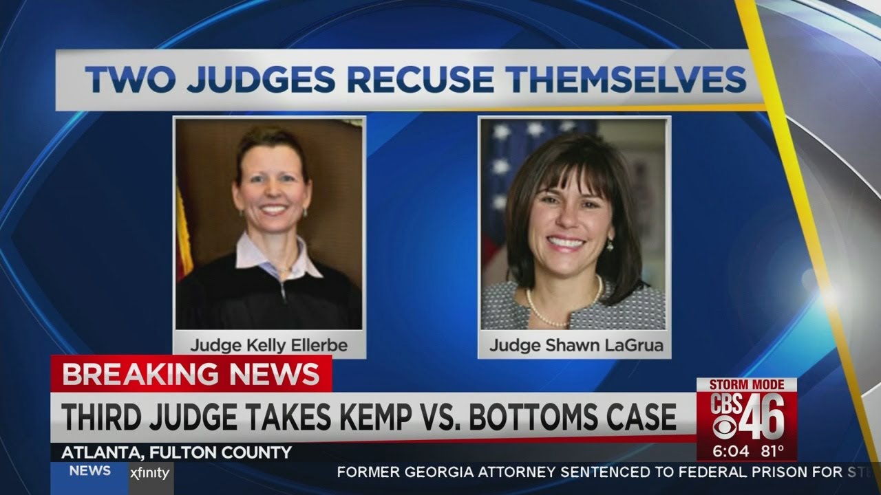 Judges Recuse Themselves From Kemp V. Bottoms Case - YouTube