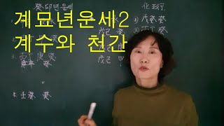 사주명리학 [계묘년운세2 계수와 천간] 만명 사주메신저