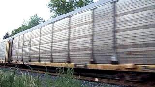 CP 185 auto train through Winona, MN 9-25-08