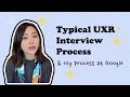 UX Research Interview Process (and my experience with Google)