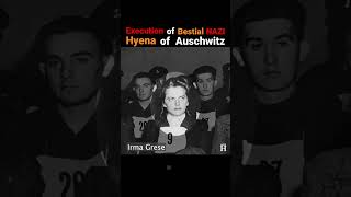 EXECUTION of Irma Grese - Bestial NAZI Guard at Auschwitz #shorts #ww2 #history #worldwar2videos