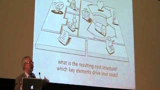 Steve Blank explaining the Business Model Canvas