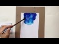 Simple Watercolour Galaxy Painting Simple Watercolour Galaxy Painting