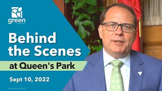 Behind the Scenes at Queen's Park - Sept 10, 2022