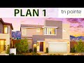 Plan 1 by Tri Pointe Homes at Azure Park in North Las Vegas l New Homes for Sale in North Las Vegas