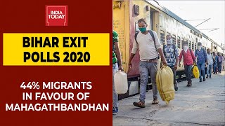 Bihar Exit Poll Results 2020: 44% Of Sampled Migrant Labourers Say They Will Vote Mahagathbandhan