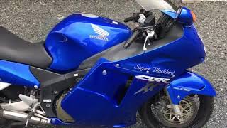 CBR1100XXの始動確認です。