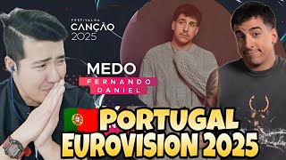 🇵🇹 Fernando Daniel – Medo | Festival da Canção 2025 | Eurovision PORTUGAL 2025 | REACTION