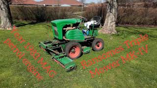 Ransomes triple mower MK-IV / 4 MAG petrol engine. 1983