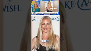 Vanessa Trump announces breast cancer diagnosis #shorts #foxnews #news #trump