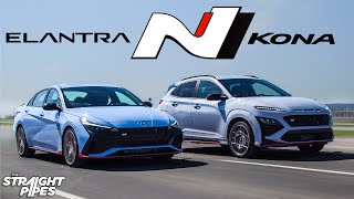 ILLEGAL EXHAUST! 2022 Hyundai Elantra N vs Kona N Test Drive
