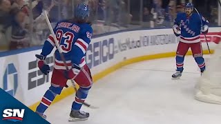 Mika Zibanejad Finishes Off Pretty Passing On The Power Play