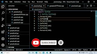 Rectangle using graphics in python | Rectangle program in python | Programmingtpoint