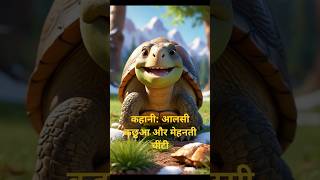 आलसी कछुआ और मेहनती चींटी --Moral Magic Stories, Bedtime Bliss,  AI Storybook  #shorts   #cartoon