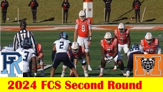 #10 Rhode Island vs #7 Mercer Football Game Highlights, 2024 FCS Second Round