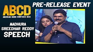 Madhura Sreedhar Reddy Speech At ABCD Movie Pre Release Event | Allu Sirish | Nani | Rukshar Dhillon