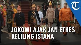 Sebelum Jadi Irup HUT ke-74 RI, Jokowi Ajak Jan Ethes Keliling Istana